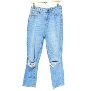 Pac Sun Mom Jean 27 classic ripped knee grunge 90s skater jeans high waisted